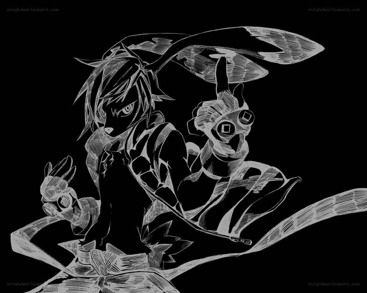 anime character with rabbit ears