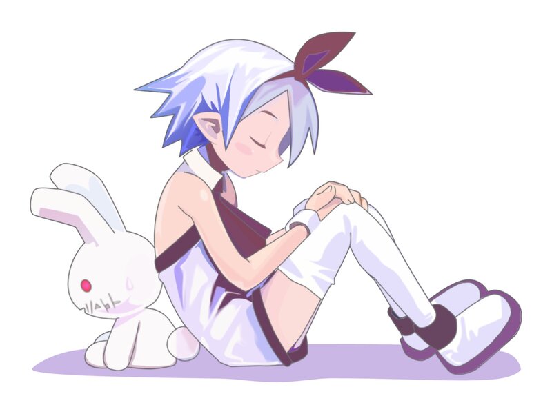 anime character with rabbit