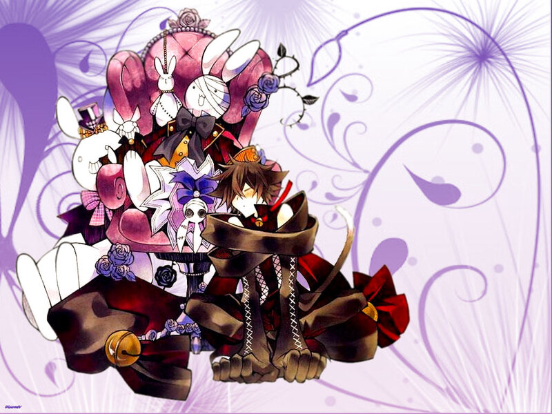 Anime Character with Rabbits