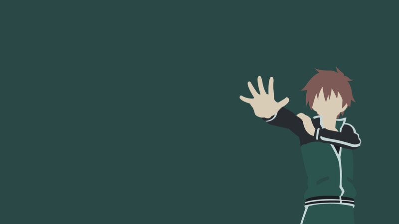 Anime Character with Raised Hand