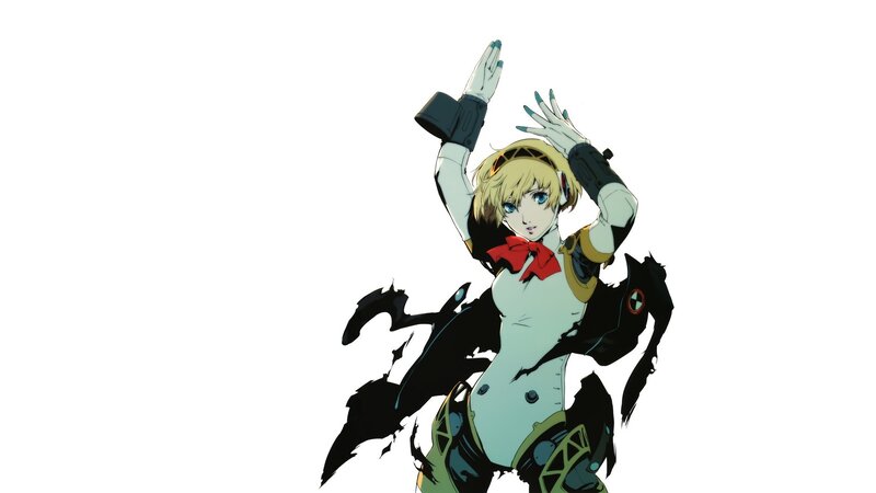anime character with raised hands