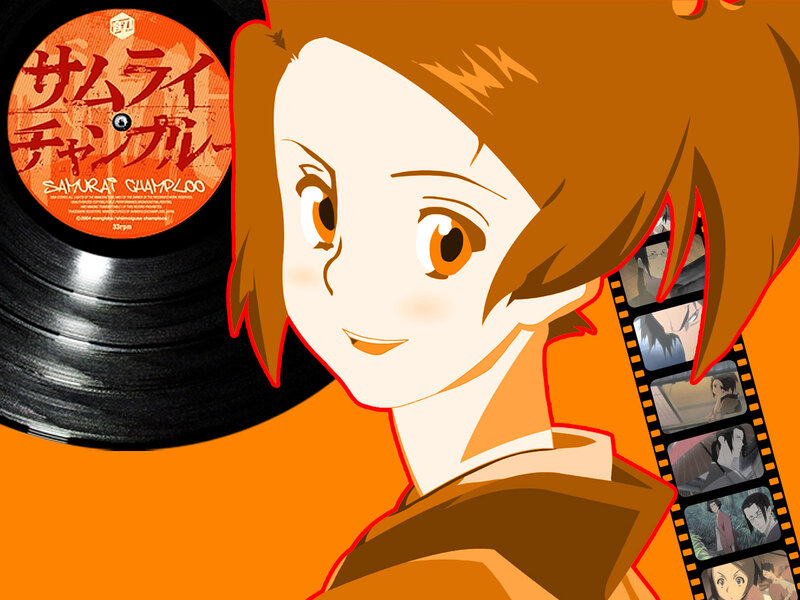 Anime Character with Record