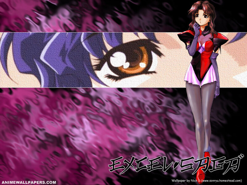 anime character with red and purple outfit