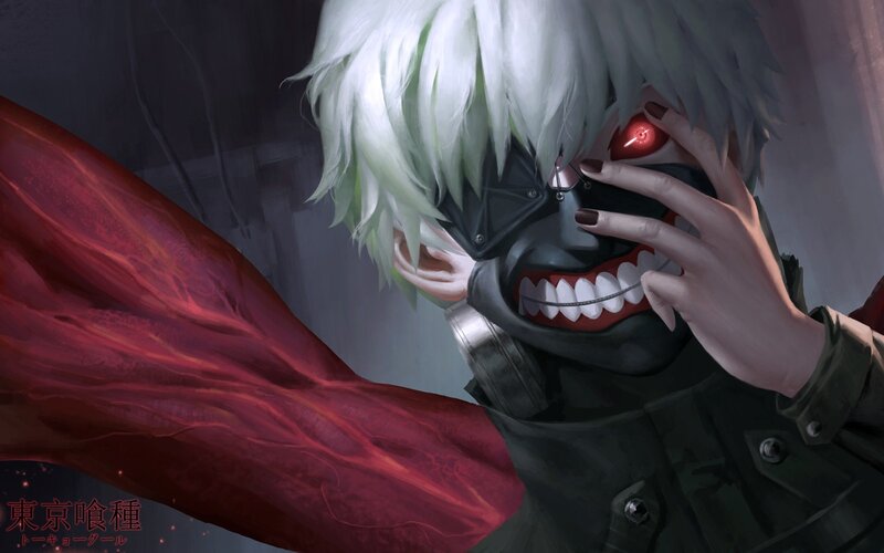 Anime Character with Red Arm