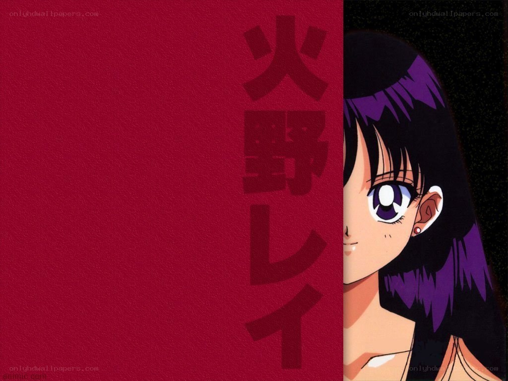 anime character with red background