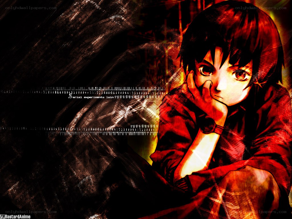 anime character with red background