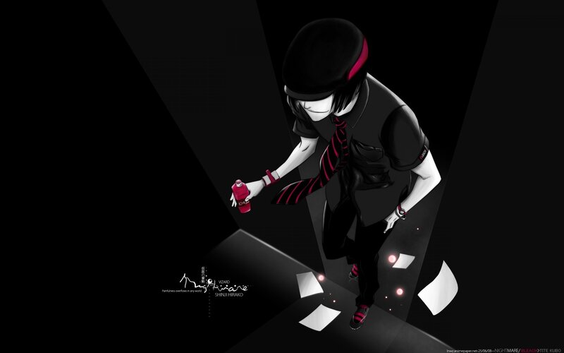 anime character with red bottle