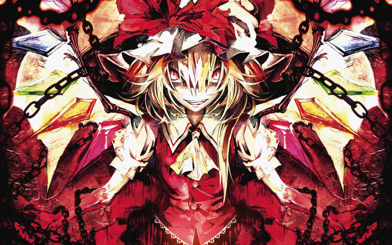 anime character with red bow