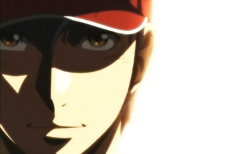 anime character with red cap