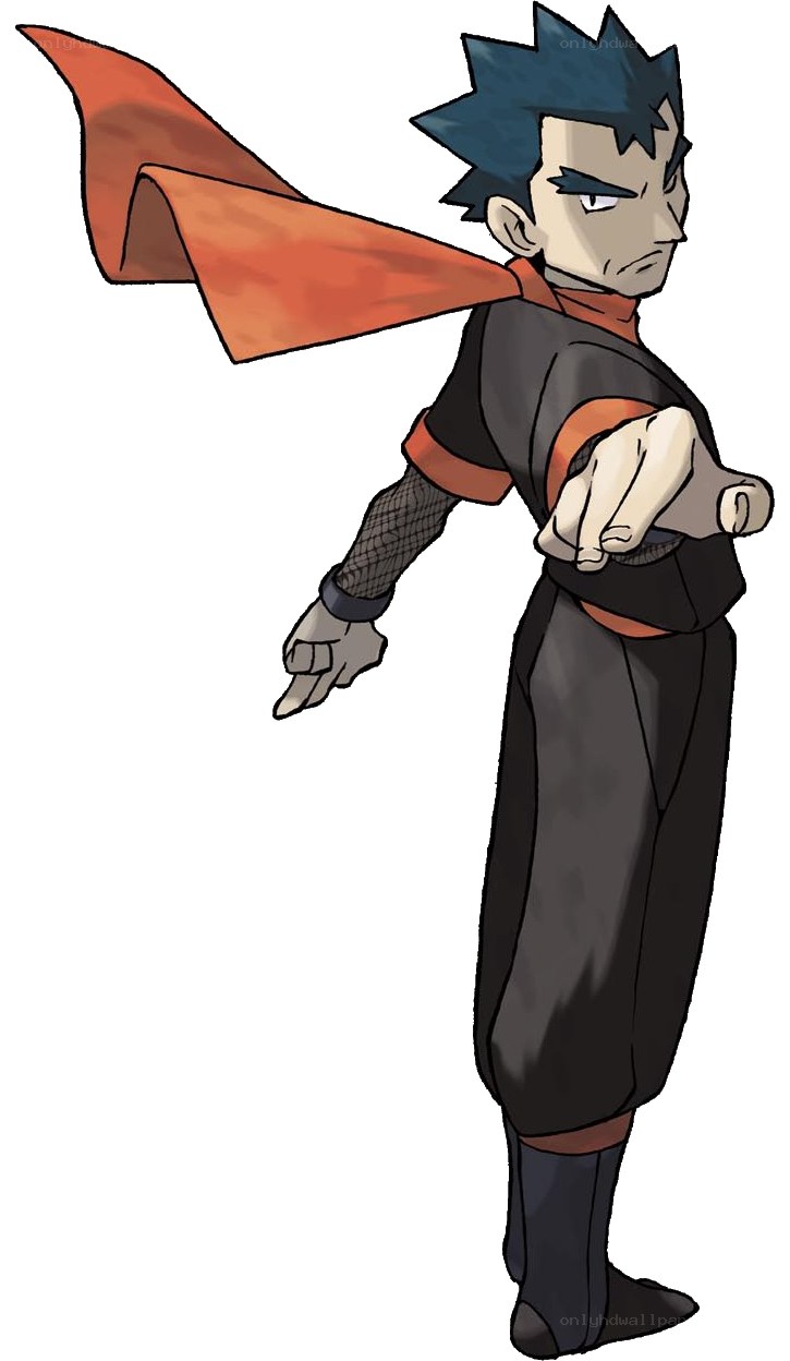 anime character with red cape
