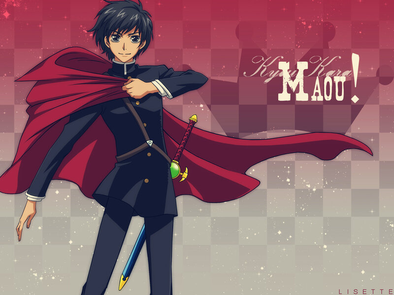 anime character with red cape