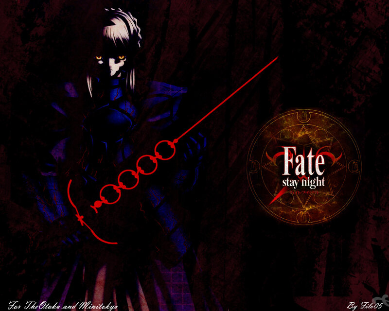 Anime Character with Red Chain