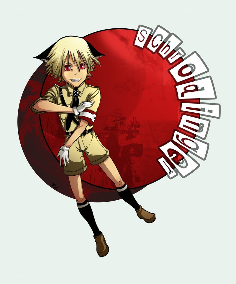 anime character with red circle
