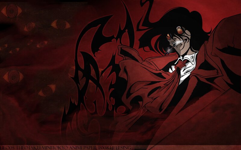 Anime Character with Red Cloak — Dramatic, Manga, Cigarette