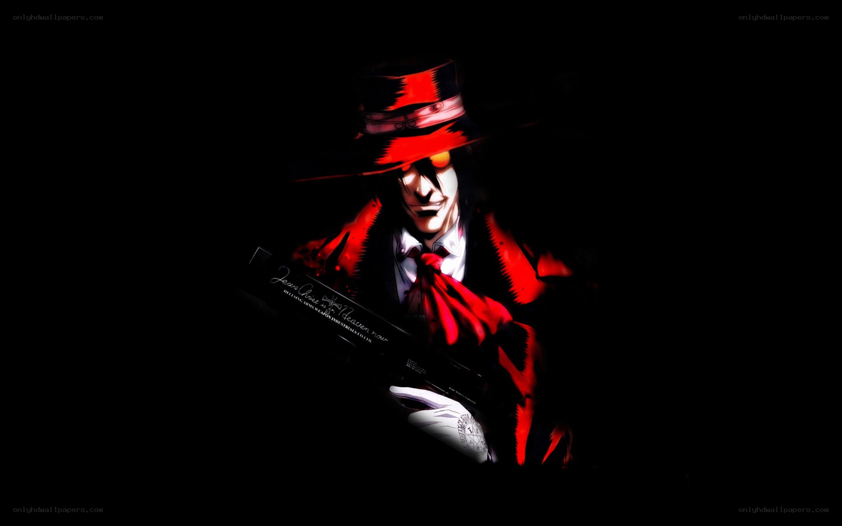 anime character with red coat