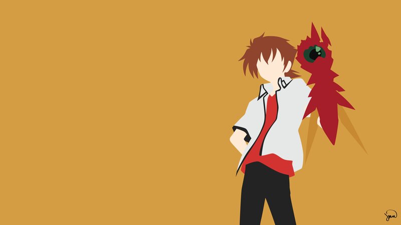 Anime Character with Red Creature