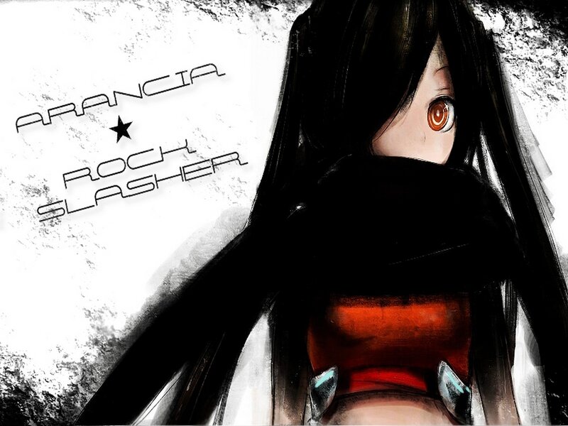 Anime Character with Red Eye — Black, Dramatic, Digital Art