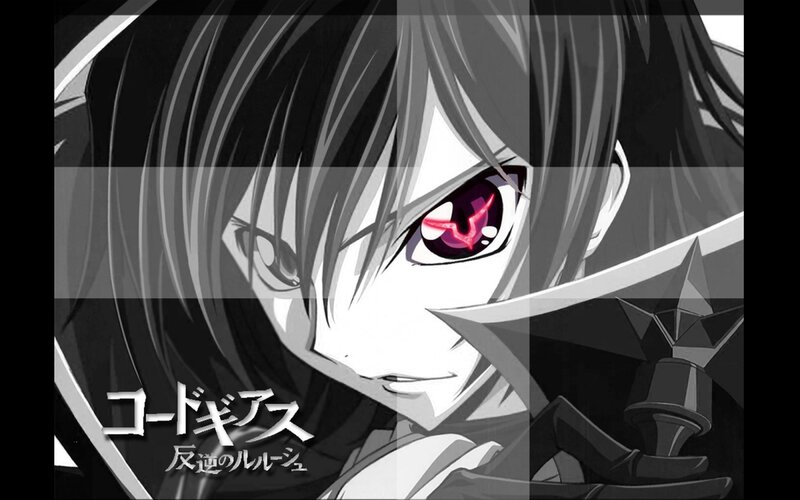 Anime Character with Red Eye — Black, Dramatic, Manga, Sword
