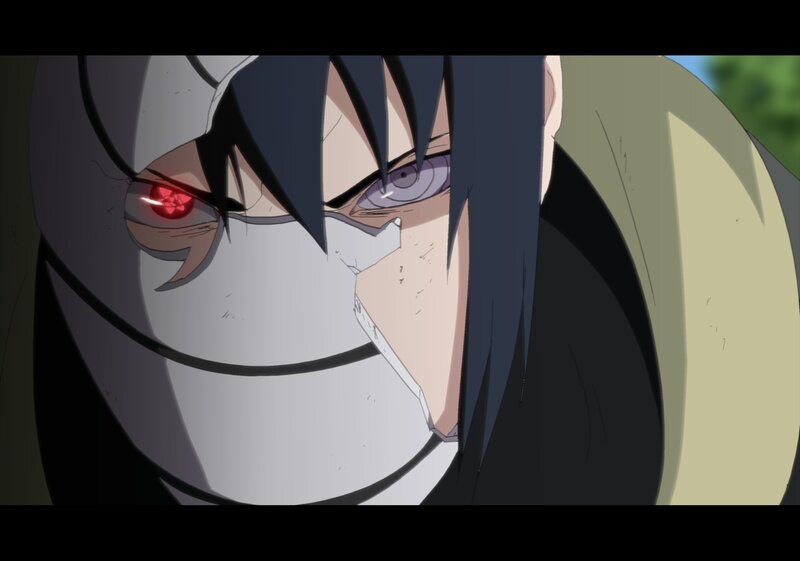 Anime Character with Red Eye — Gray