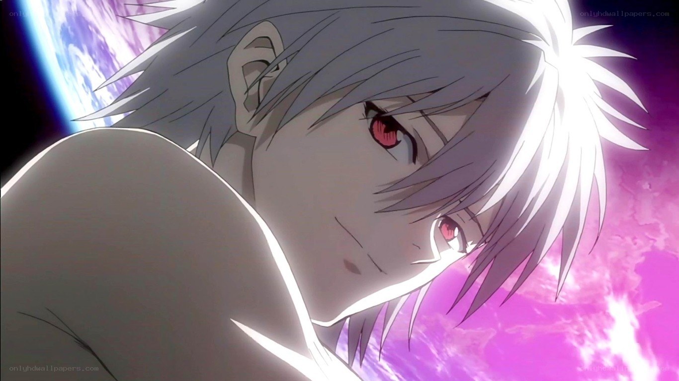anime character with red eyes