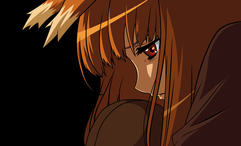 anime character with red eyes