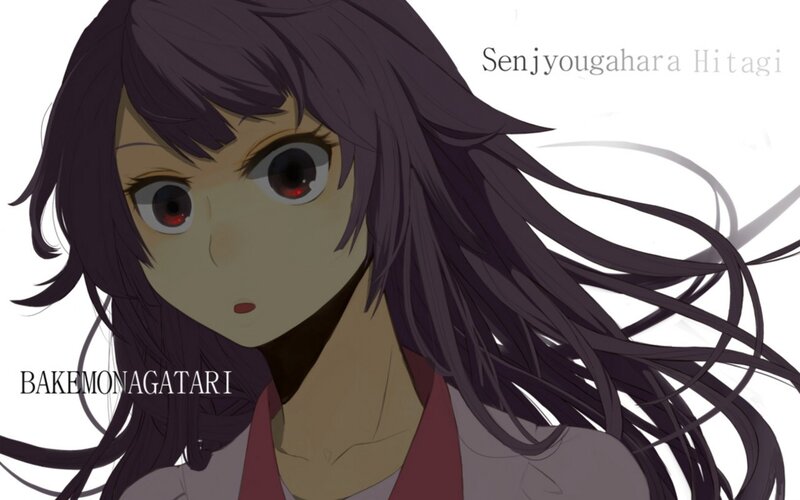 Anime character with red eyes