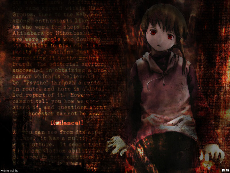 Anime character with red eyes