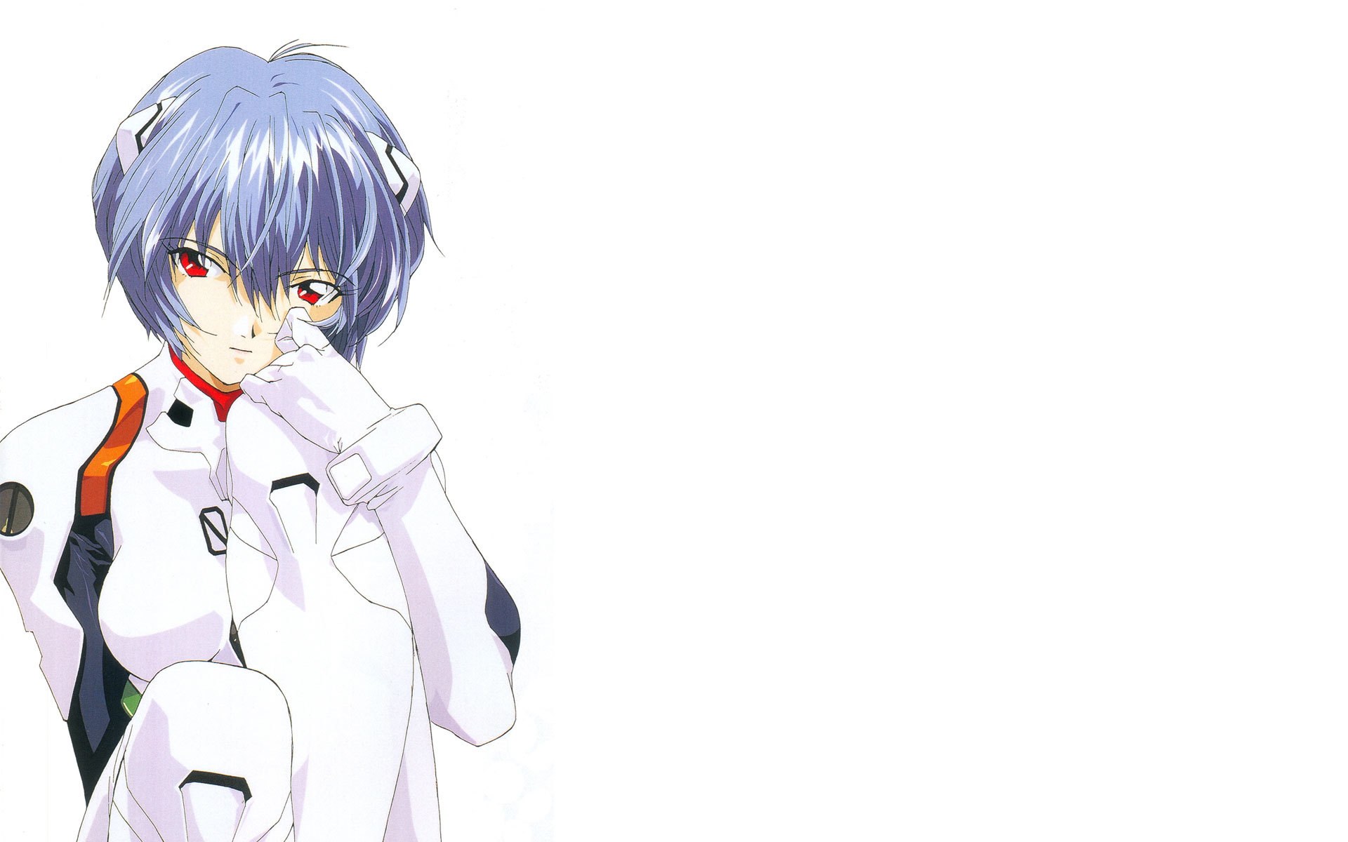 anime character with red eyes