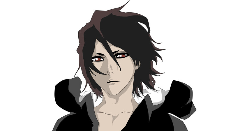 anime character with red eyes