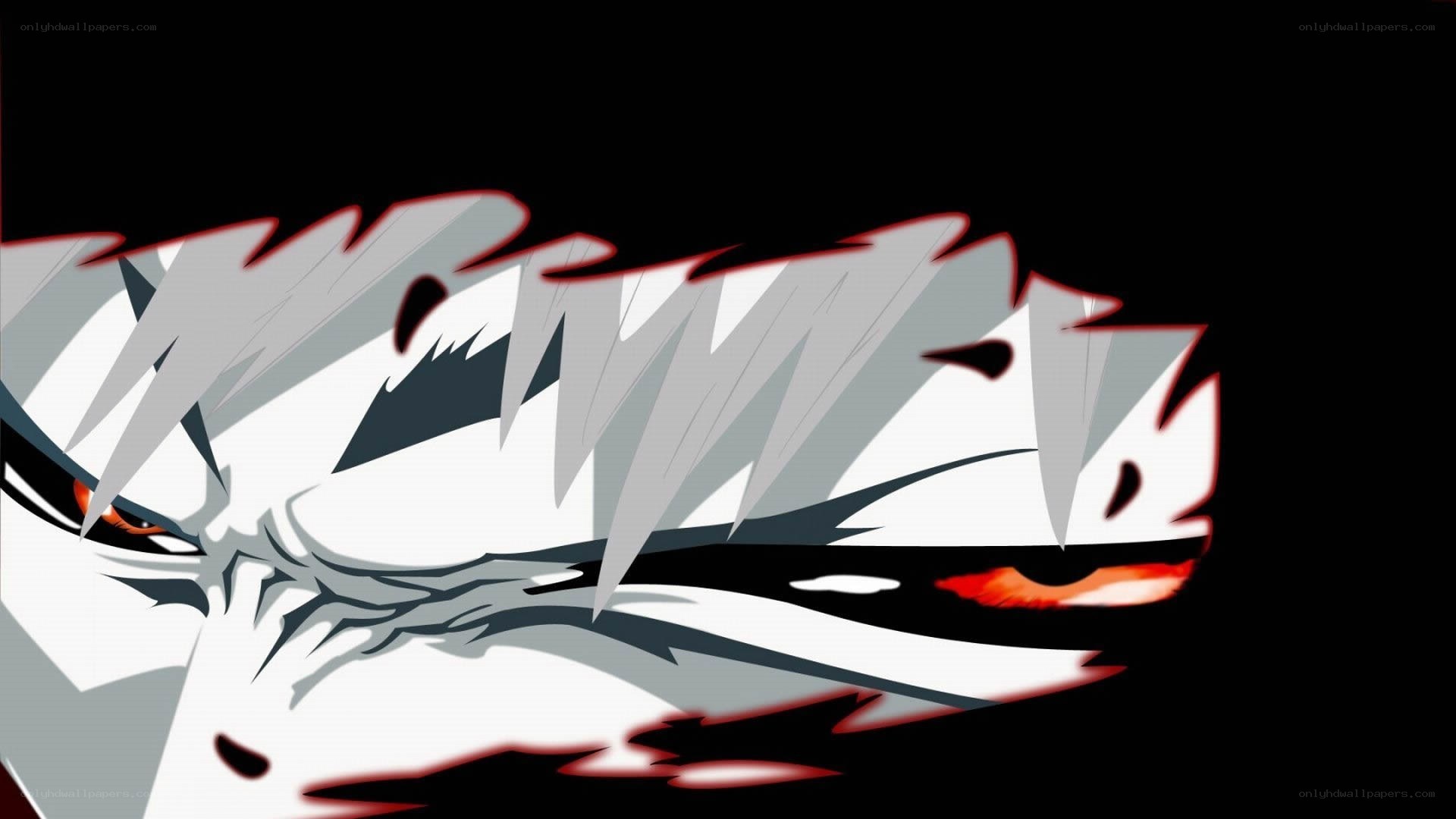 anime character with red eyes