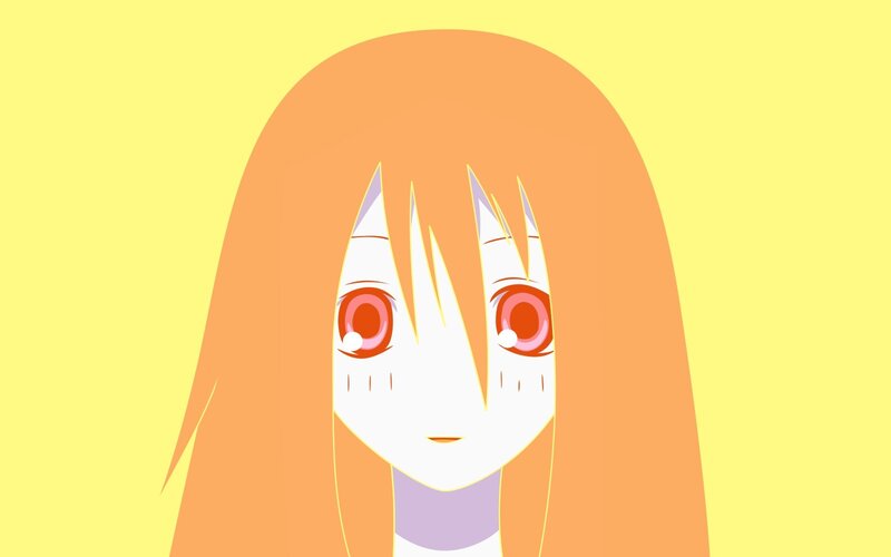 anime character with red eyes