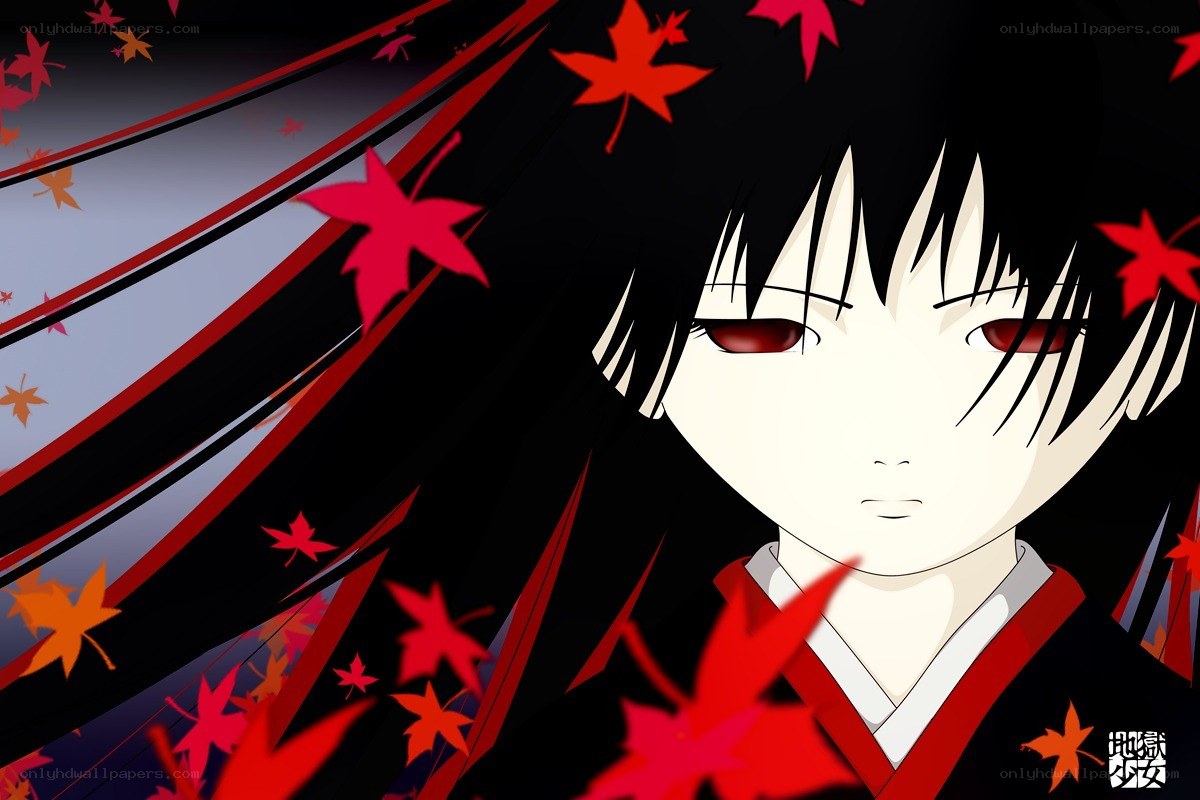 anime character with red eyes
