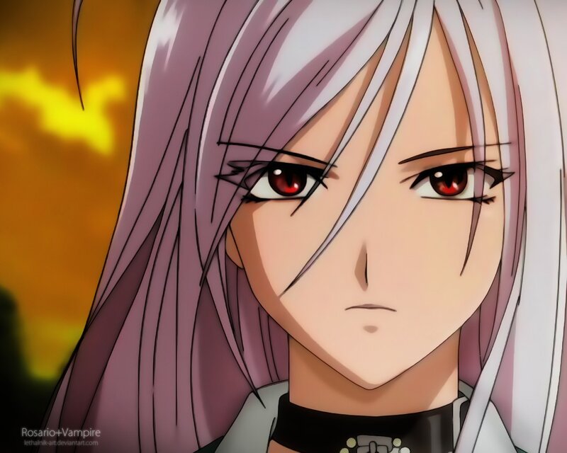 anime character with red eyes