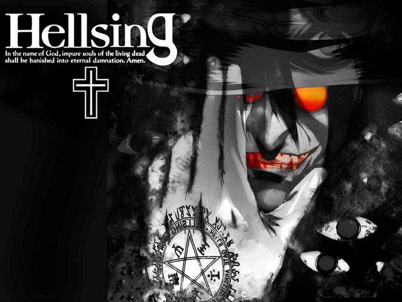 Anime Character with Red Eyes — Black, Dark, Dramatic, Manga, Cross