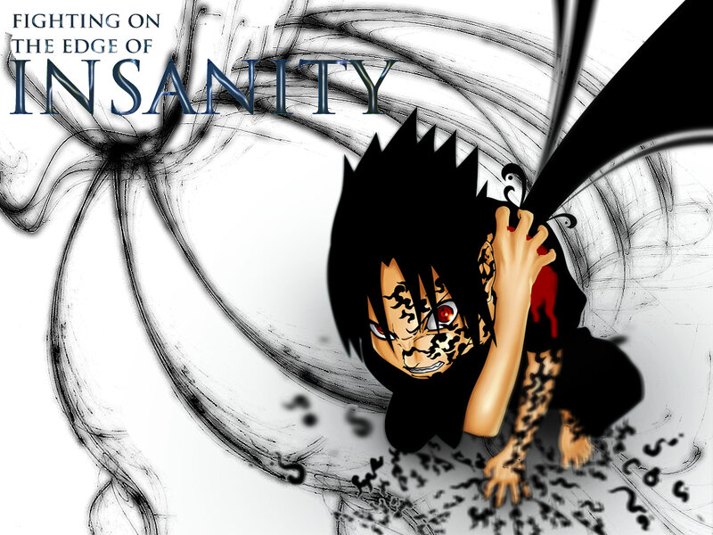 Anime Character with Red Eyes — Black, Dramatic, Intense
