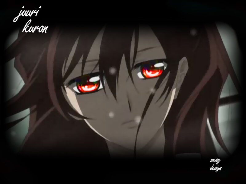 Anime Character with Red Eyes — Black, Dramatic, Night, Red Eyes