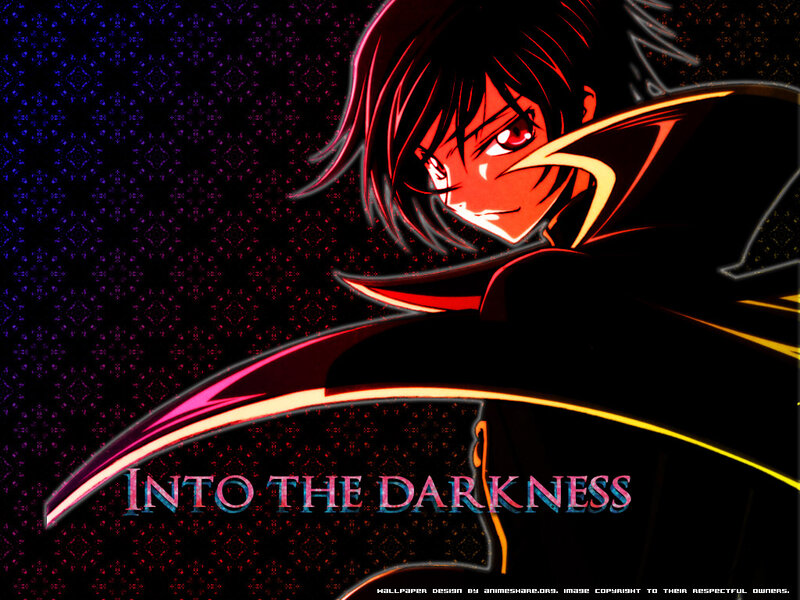 Anime Character with Red Eyes — Black, Dramatic, Night, Sword