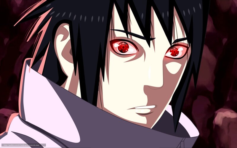 Anime Character with Red Eyes — Black, Dramatic, Red Eyes, Black Hair, Cloak