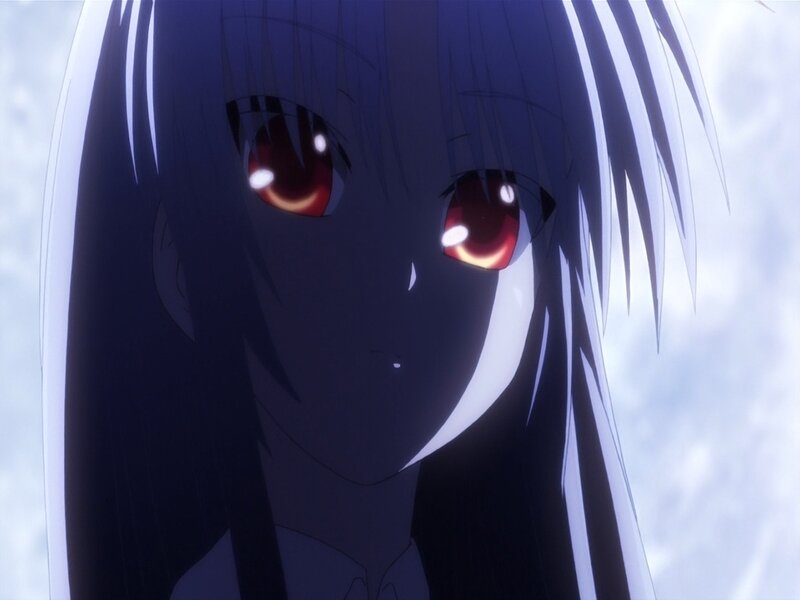 Anime Character with Red Eyes — Blue, Dramatic, Hair