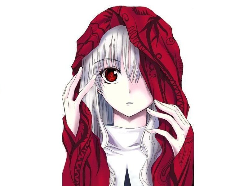 Anime Character with Red Eyes — Neutral