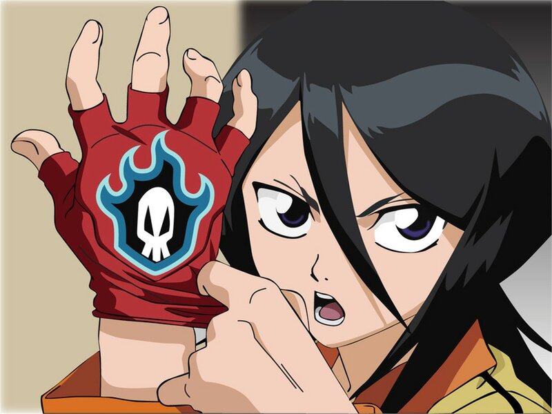 Anime Character with Red Glove