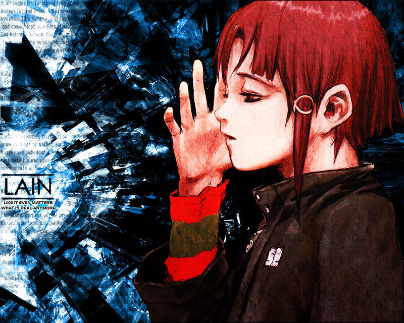 Anime character with red hair