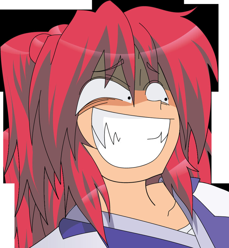 anime character with red hair