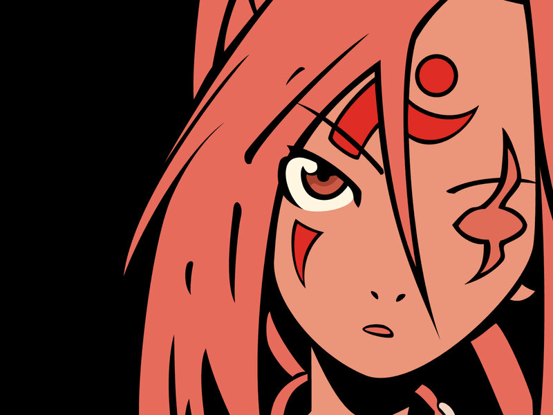 anime character with red hair