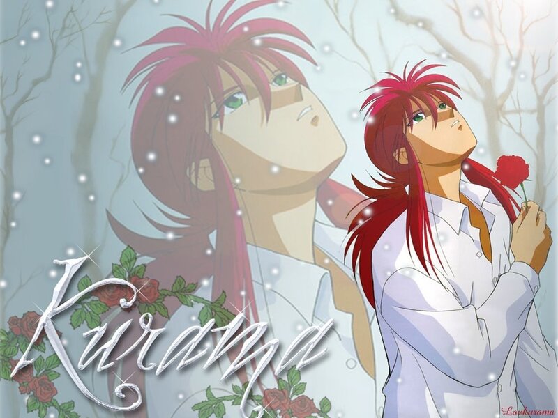 Anime character with red hair