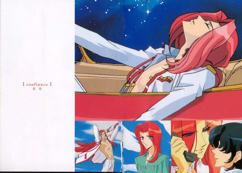 Anime character with red hair