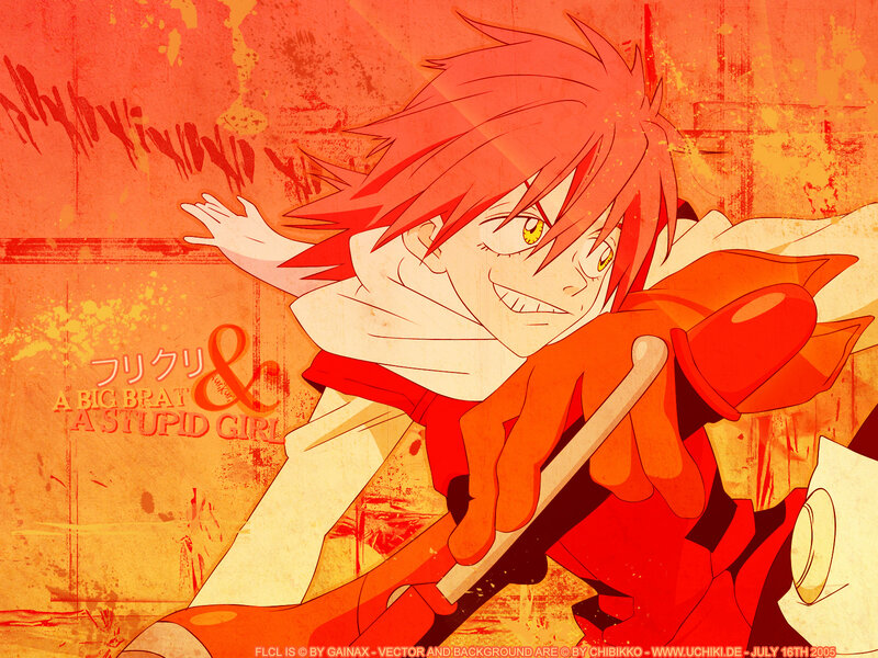 Anime character with red hair