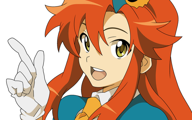 anime character with red hair