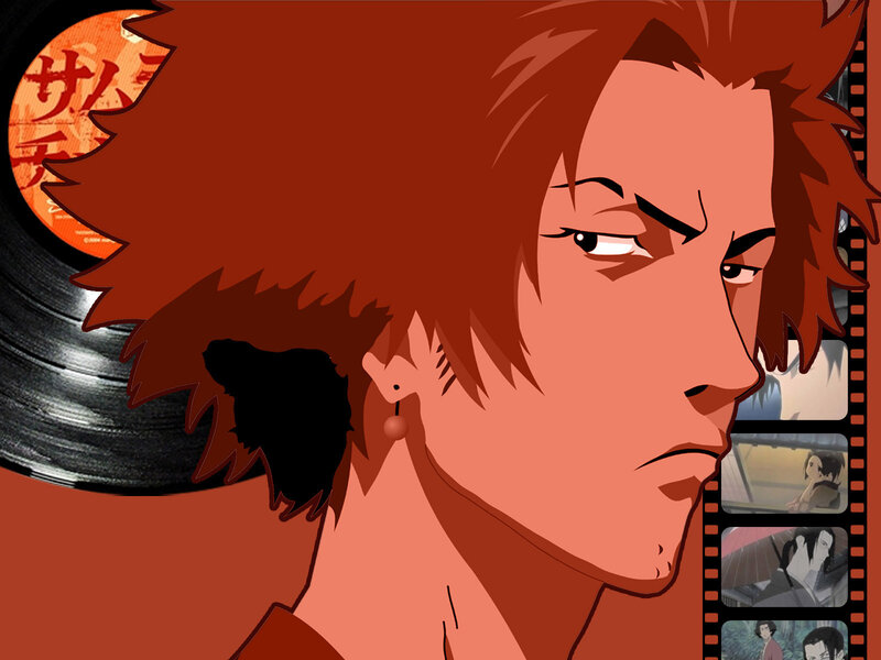Anime character with red hair