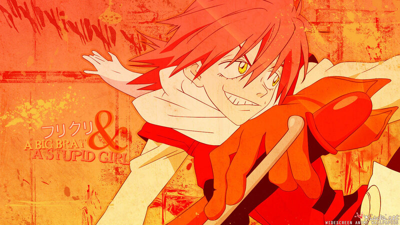 Anime character with red hair